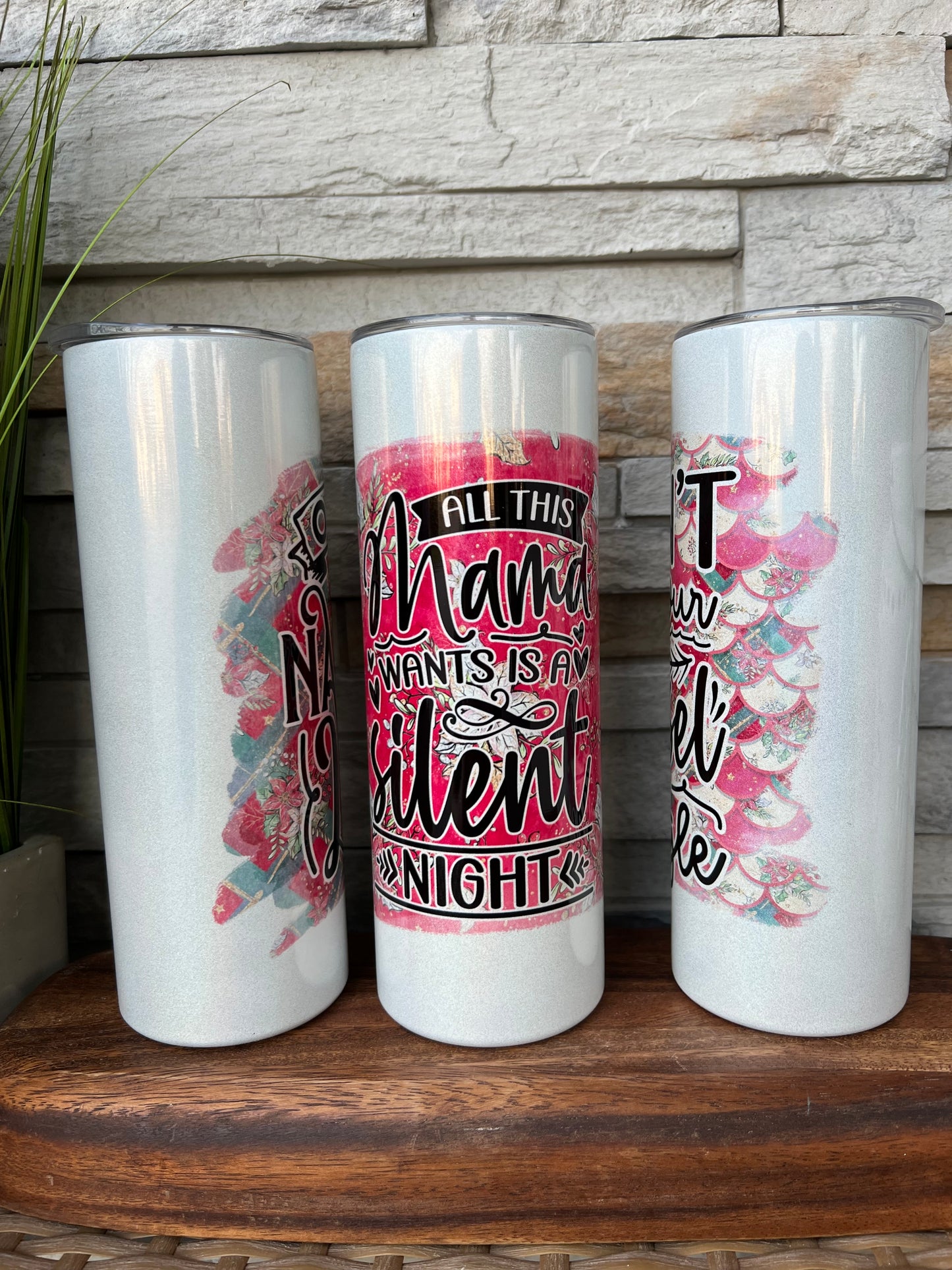 2023 Christmas Shimmer 20oz Skinny Tumbler