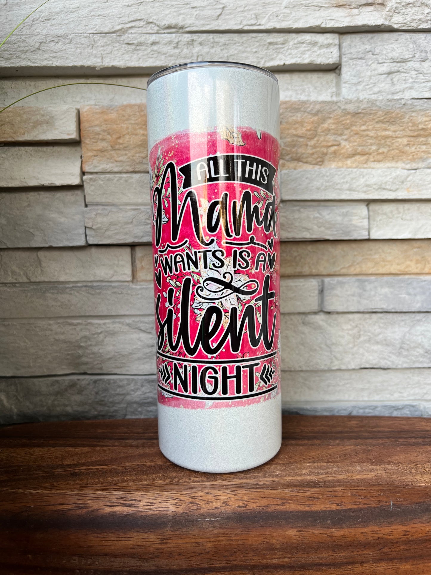 2023 Christmas Shimmer 20oz Skinny Tumbler