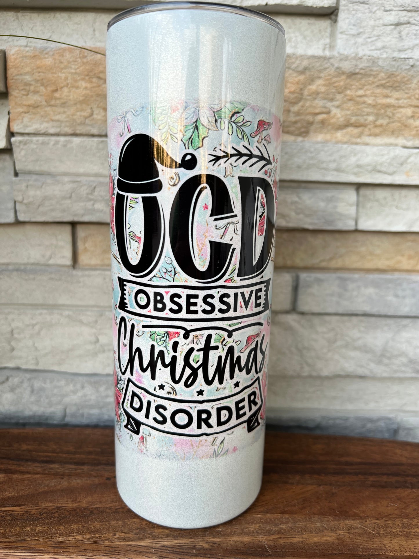2023 Christmas Shimmer 20oz Skinny Tumbler