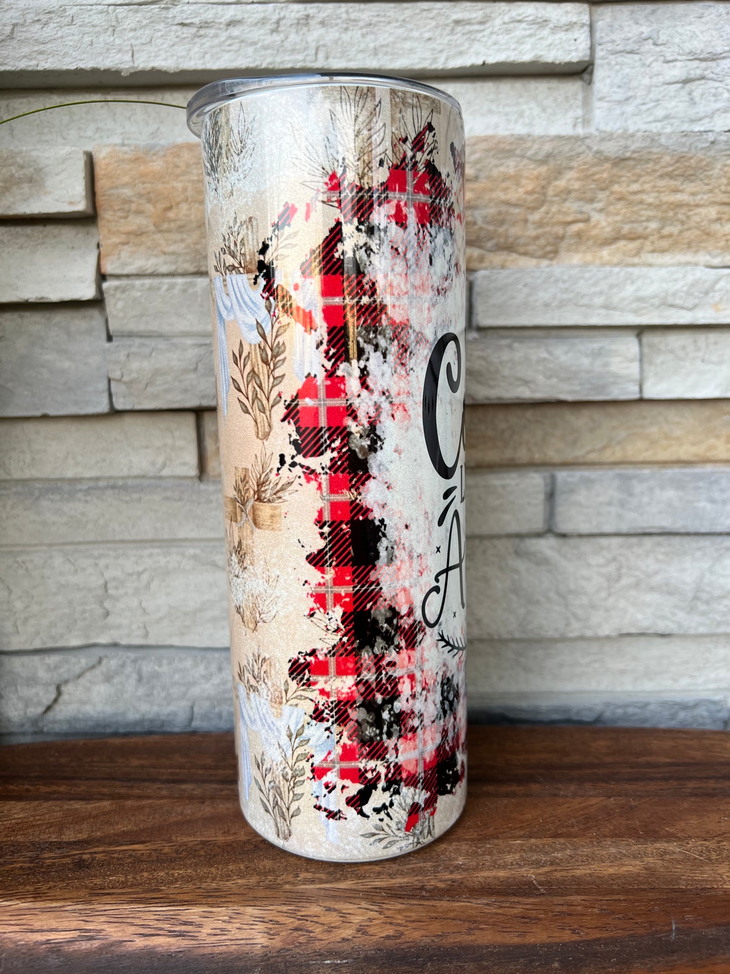 2023 Christmas Shimmer 20oz Skinny Tumbler