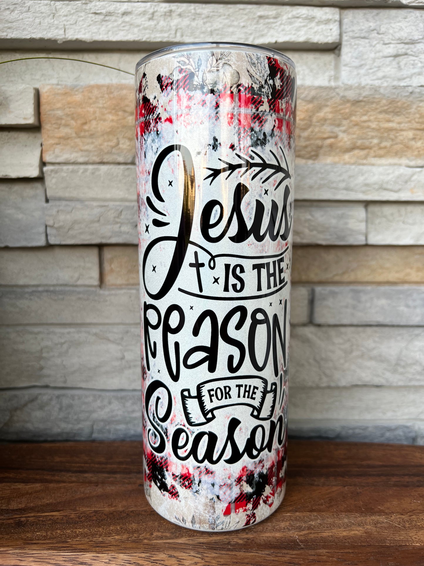 2023 Christmas Shimmer 20oz Skinny Tumbler