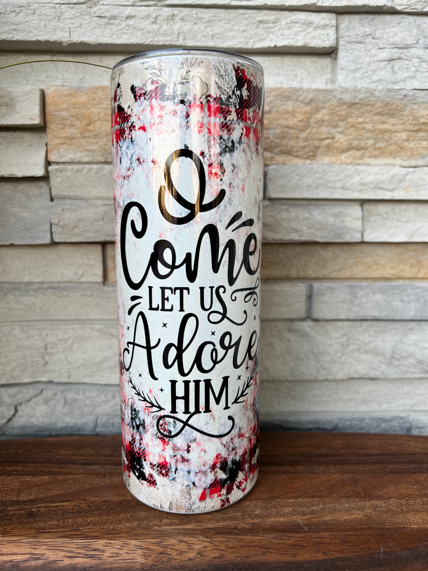 2023 Christmas Shimmer 20oz Skinny Tumbler