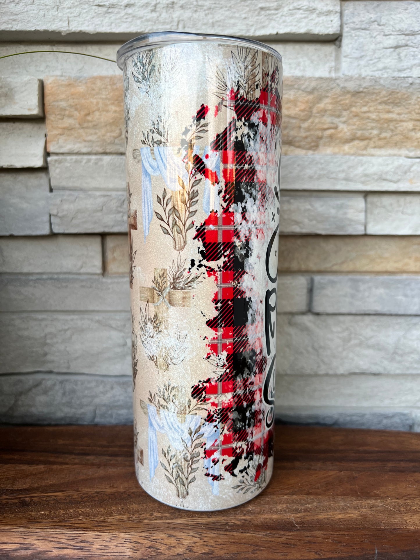 2023 Christmas Shimmer 20oz Skinny Tumbler