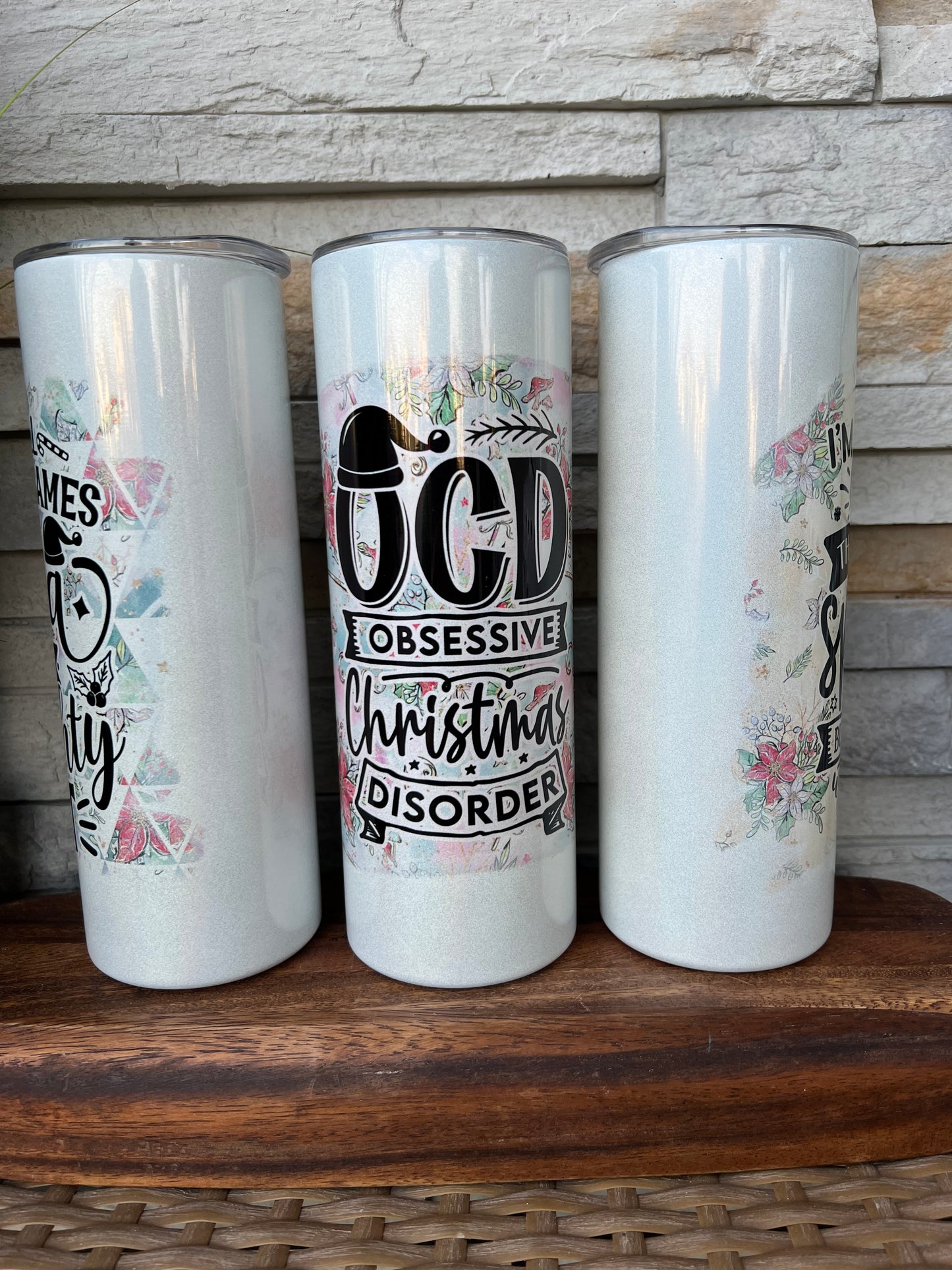 2023 Christmas Shimmer 20oz Skinny Tumbler