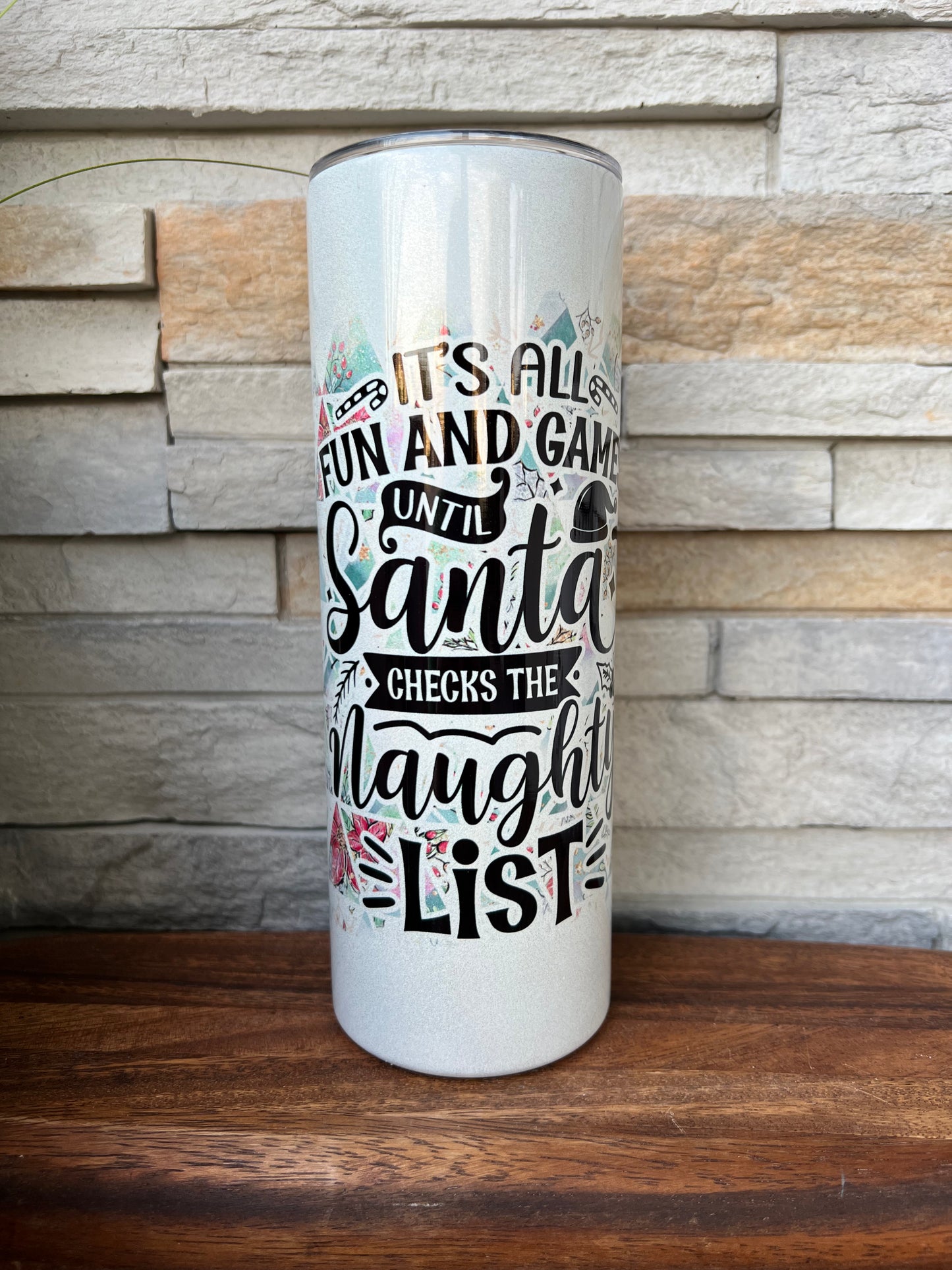 2023 Christmas Shimmer 20oz Skinny Tumbler