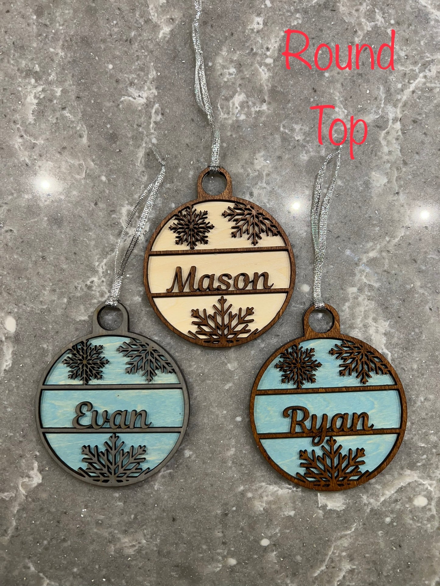 Personalized Name Christmas Ornaments