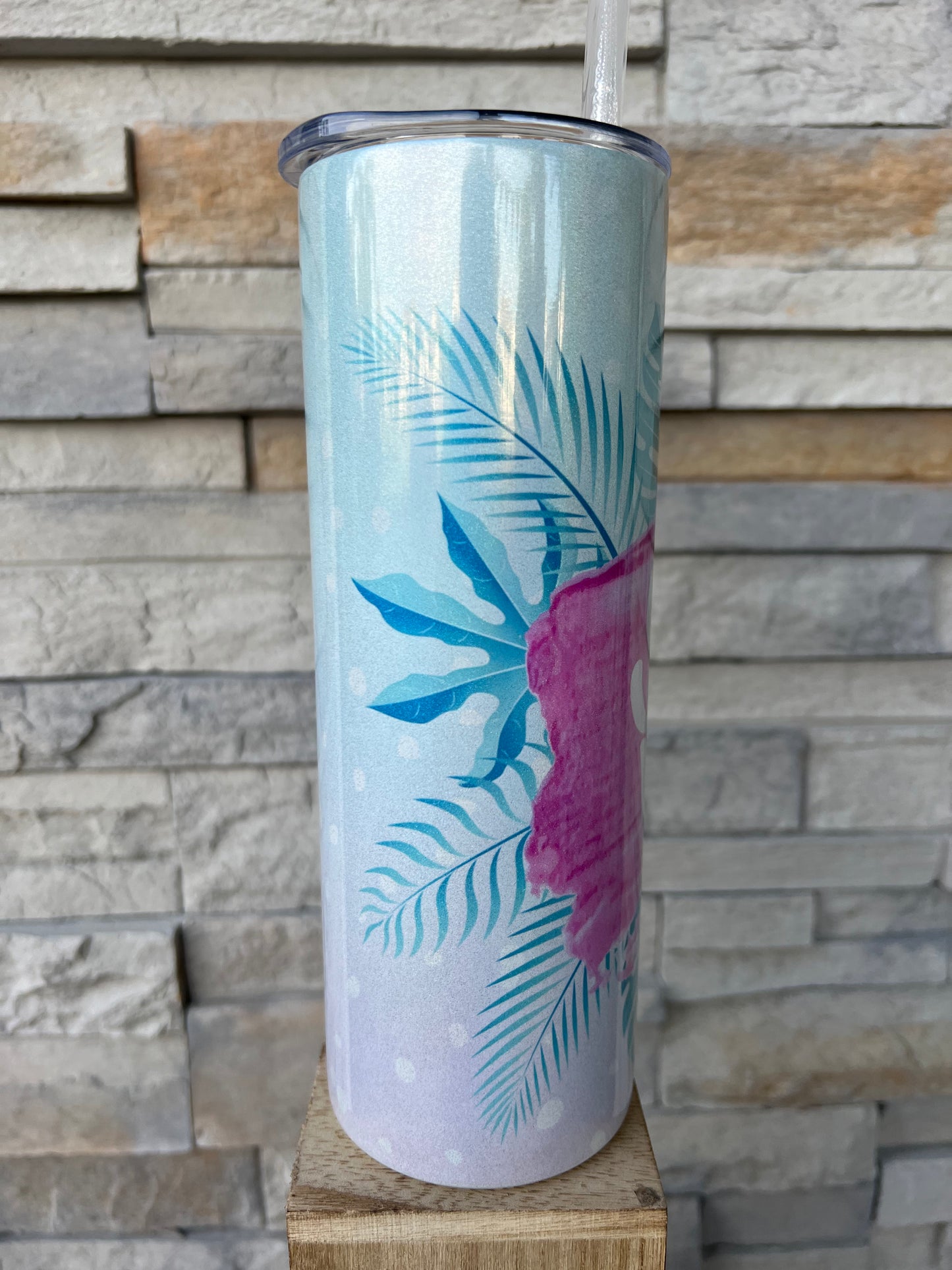 Summer Shimmer 20oz Skinny Sublimation Tumbler