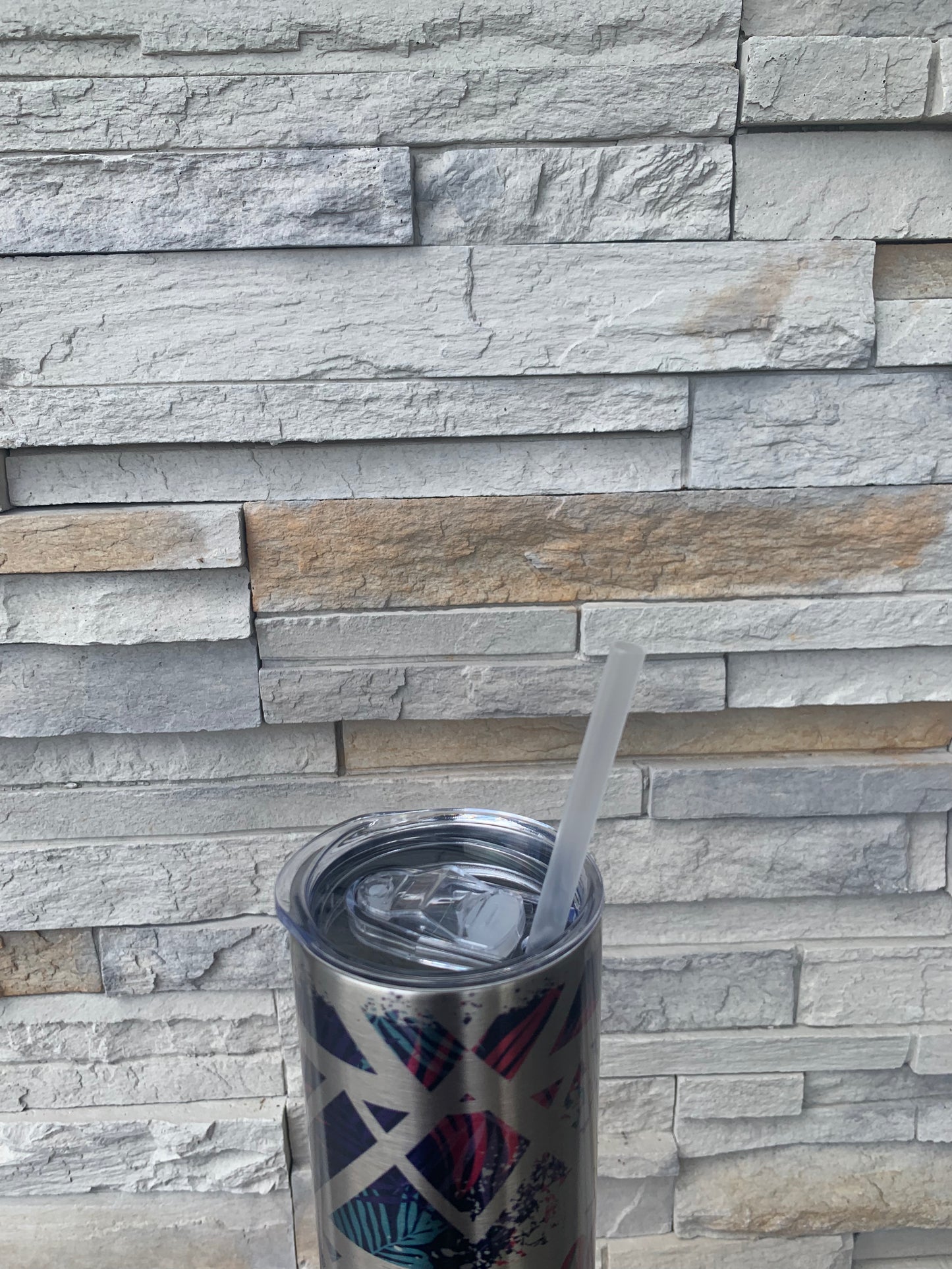 Silver Vacay Mode 20oz Skinny Tumbler