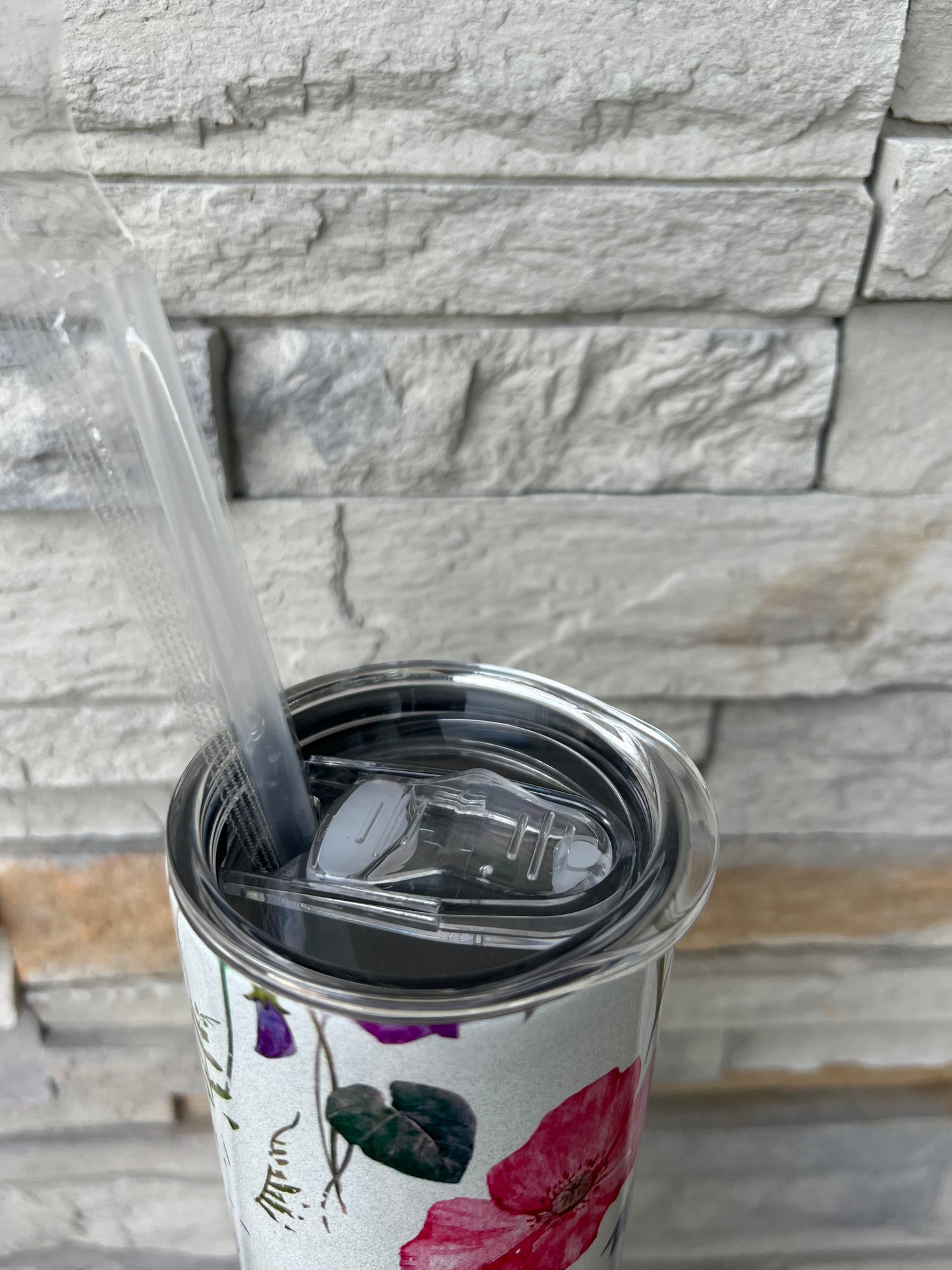 Just Jesus Faith Shimmer 20oz Skinny Sublimation Tumbler