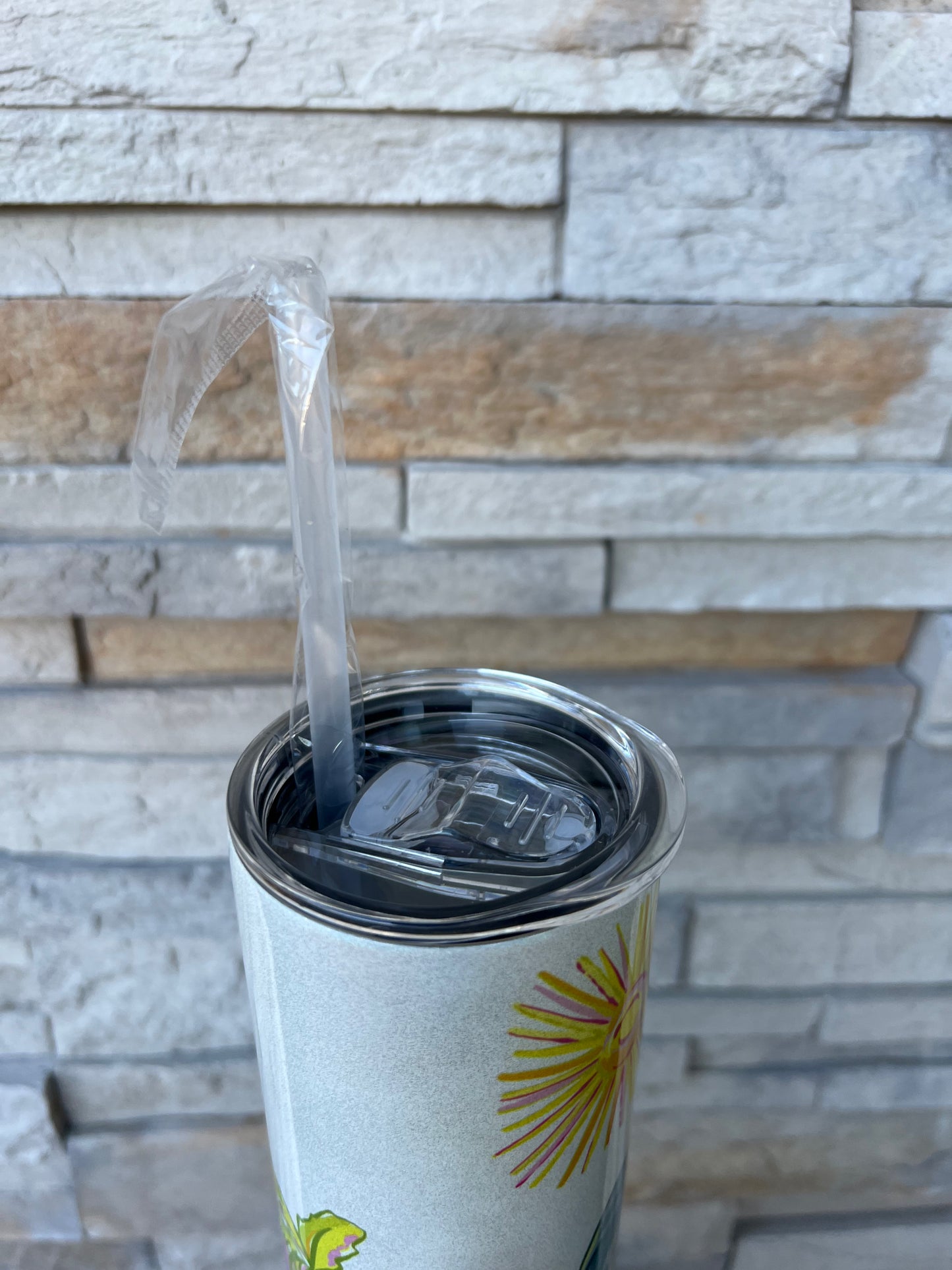 Florida 20oz Shimmer Skinny Sublimation Tumbler