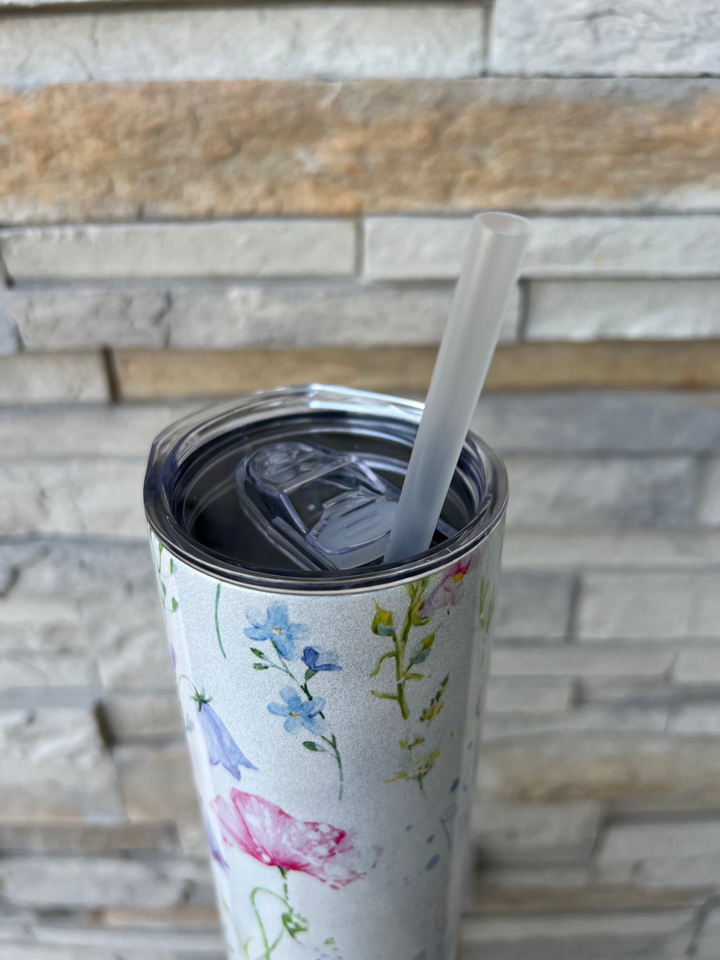 Faith 20oz Shimmer Skinny Sublimation Tumbler