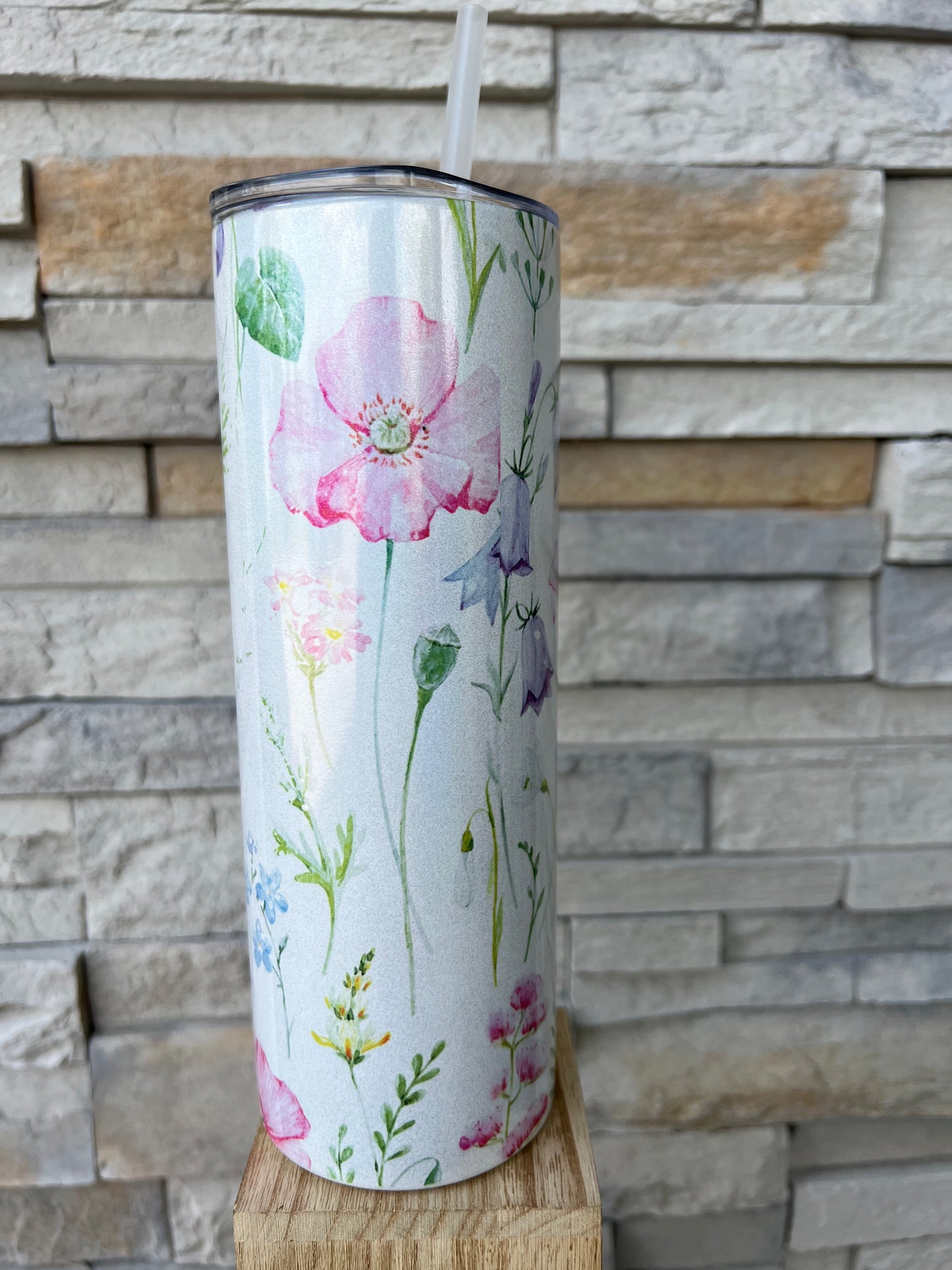 Faith 20oz Shimmer Skinny Sublimation Tumbler