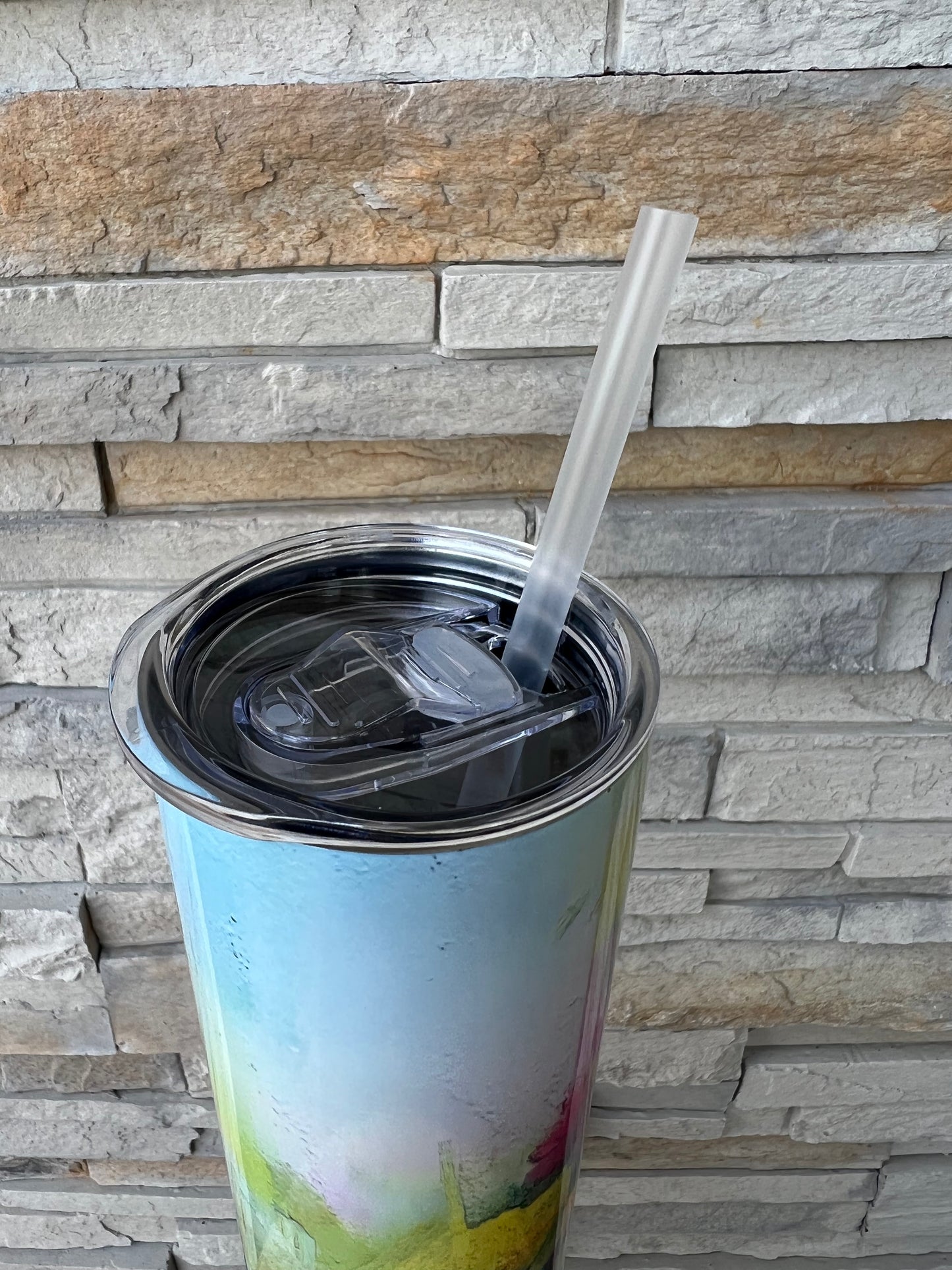 Lovely Painting 20oz Skinny Sublimation Tumbler