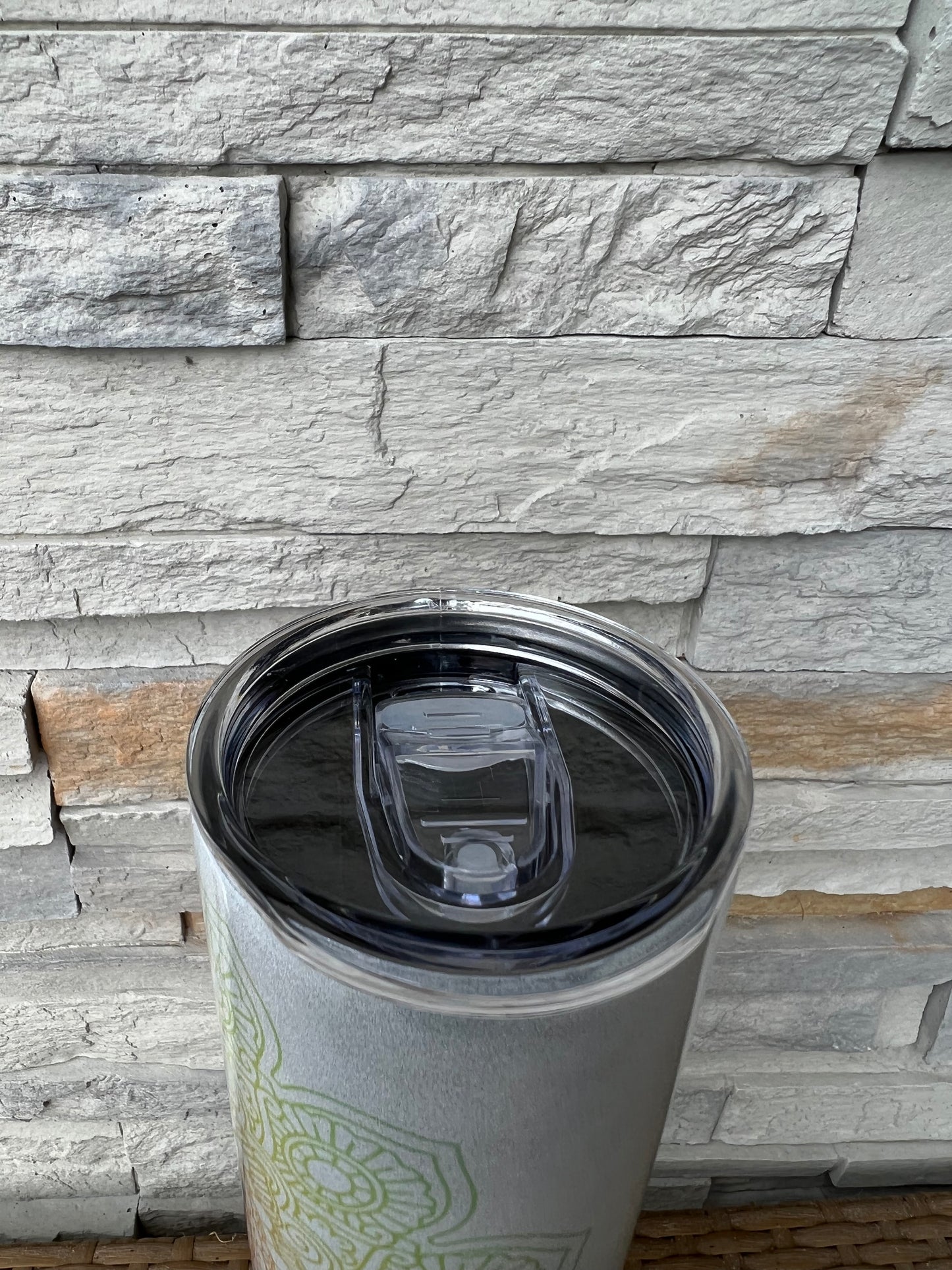 Yoga Shimmer 20oz Skinny Sublimation Tumbler