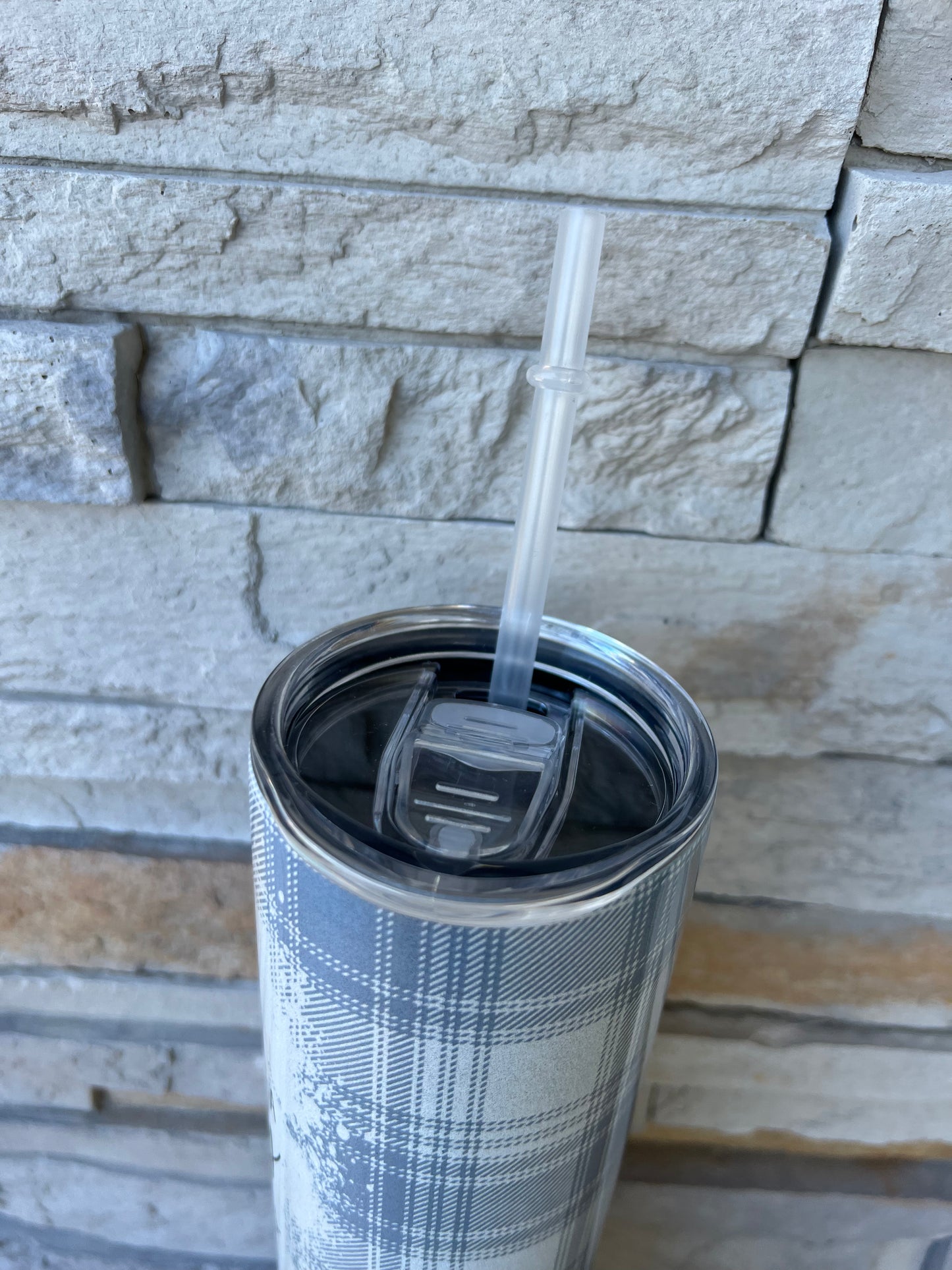 Have Yourself A Merry Little Christmas Shimmer 20oz Skinny Tumbler