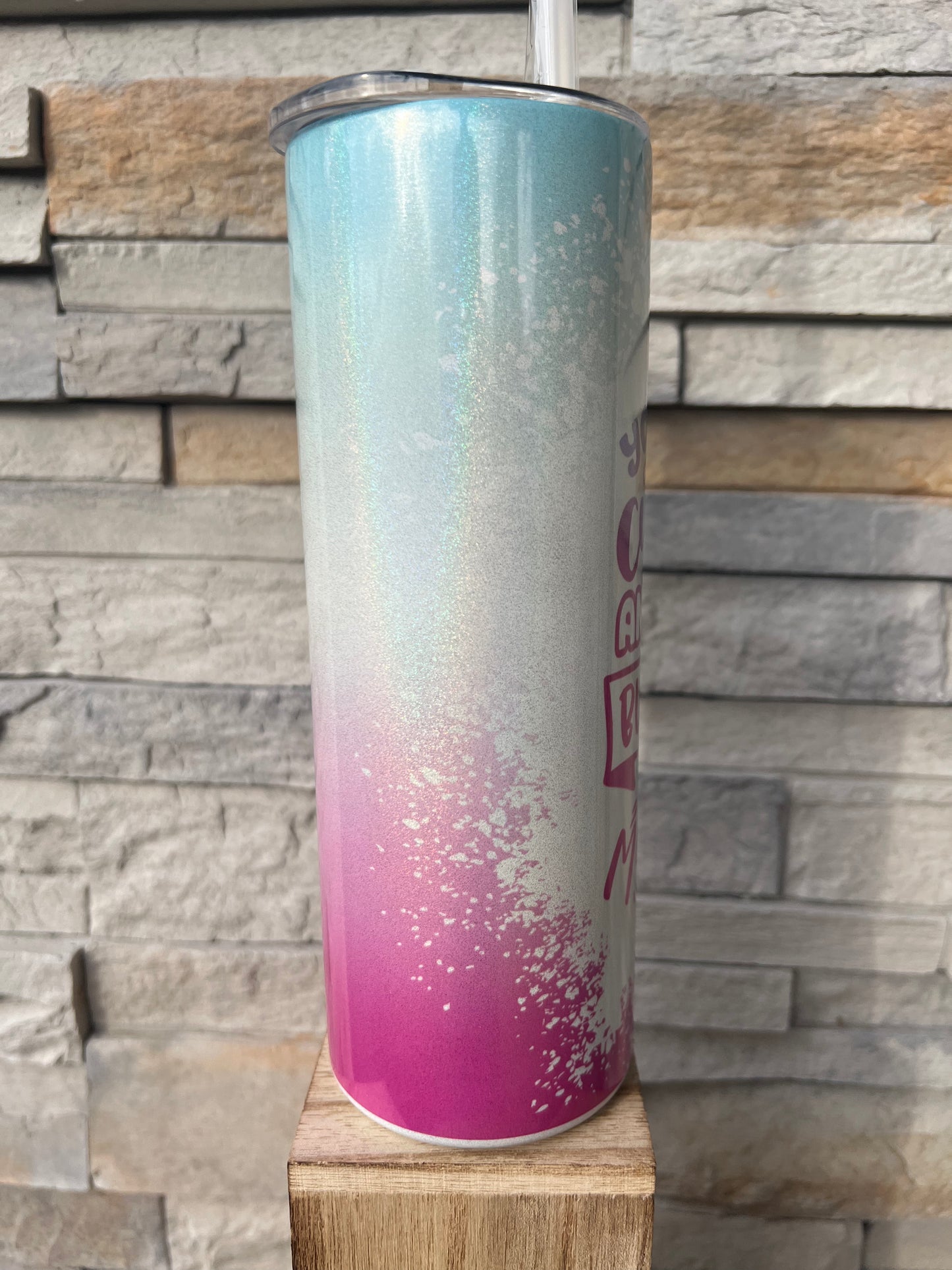I’m Not Sharing My Coffee Shimmer 20oz Skinny Sublimation Tumbler