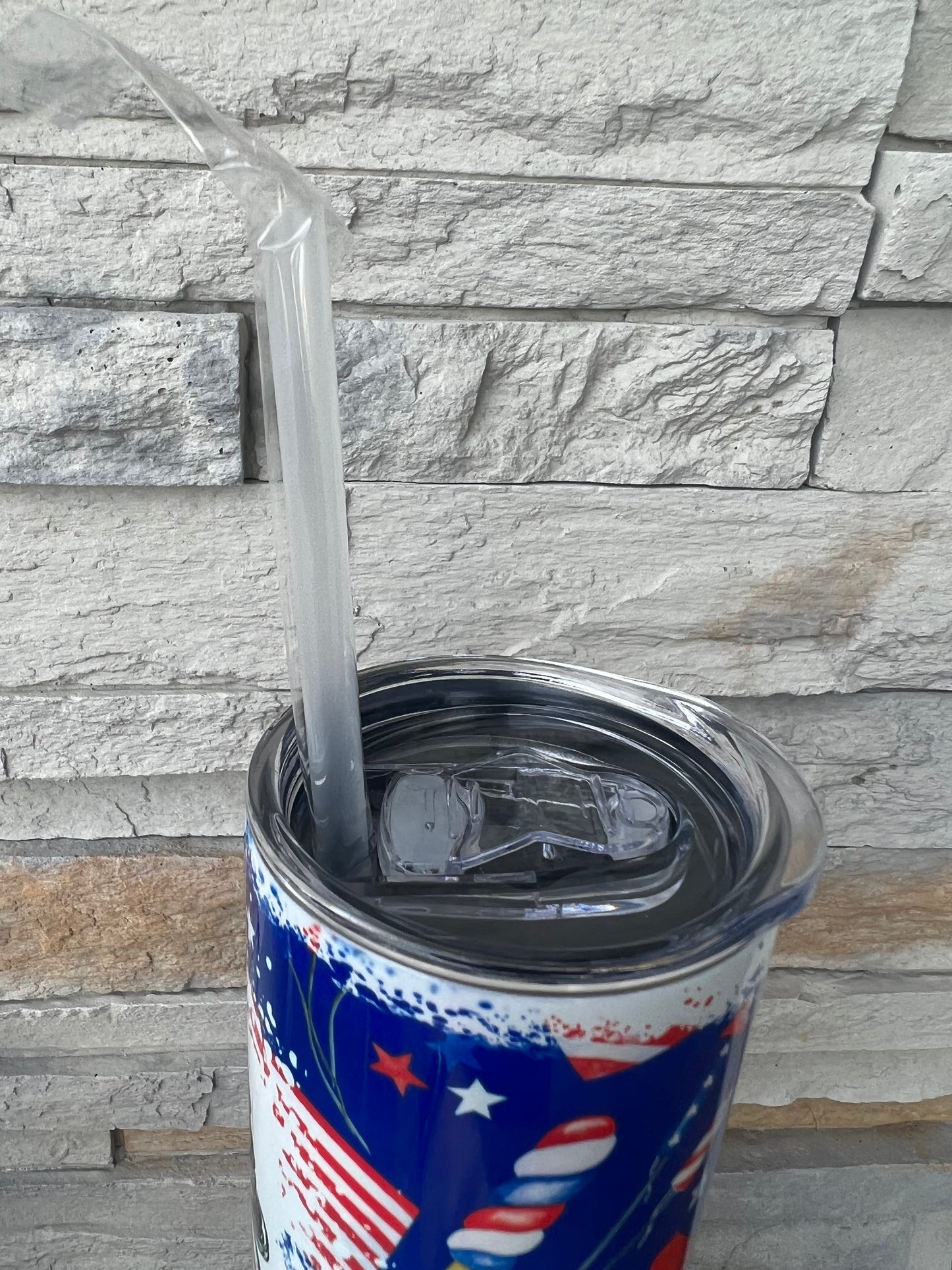 ‘Merica 20oz Skinny Sublimation Tumbler