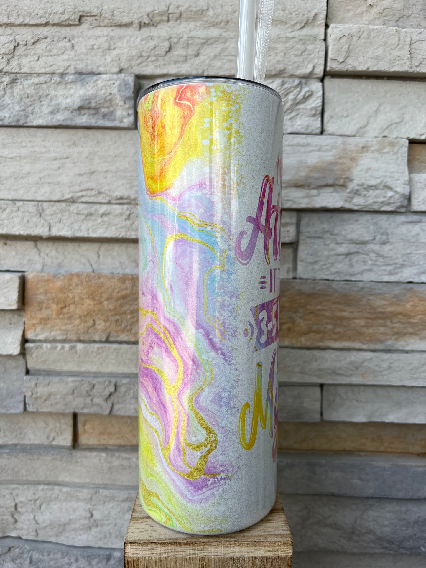 3-5 Business Days Shimmer 20oz Skinny Sublimation Tumbler