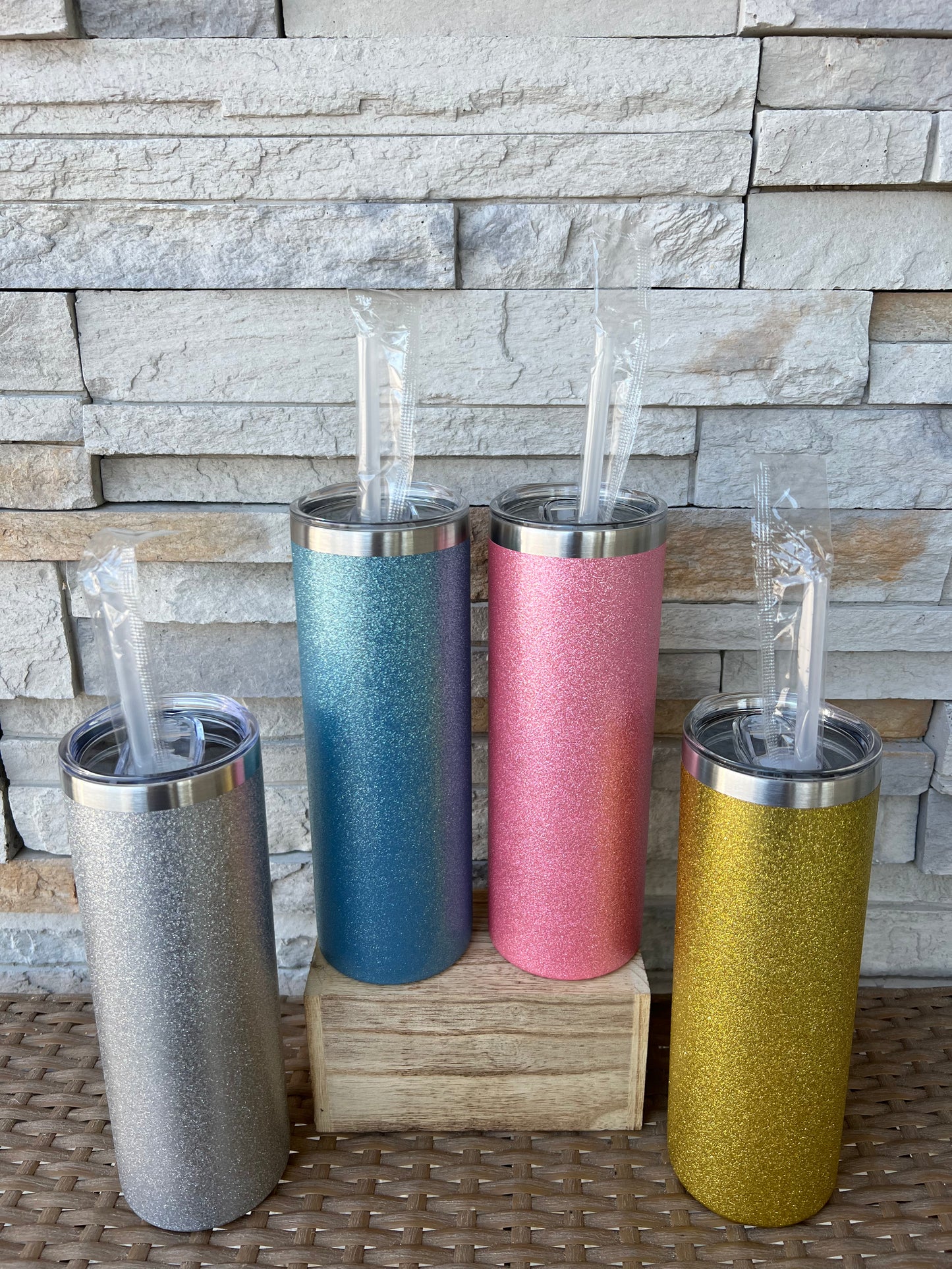 Chunky Glitter 20oz Shimmer Tumbler