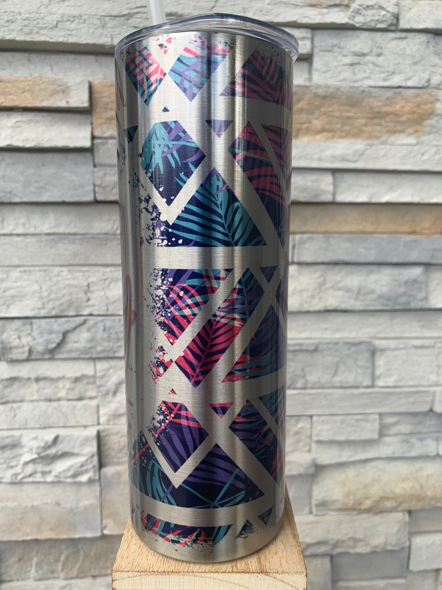 Silver Vacay Mode 20oz Skinny Tumbler