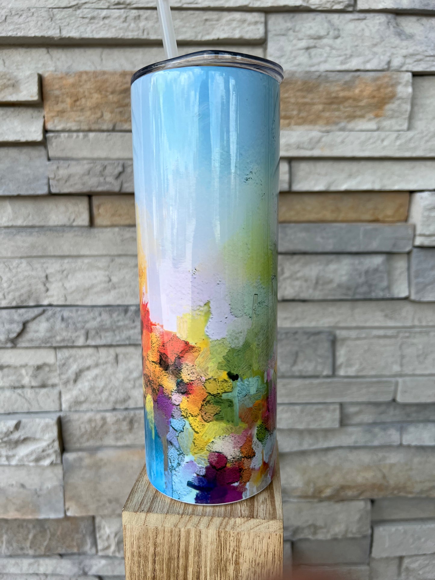 Lovely Painting 20oz Skinny Sublimation Tumbler