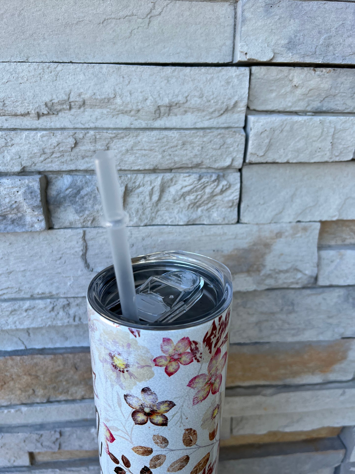 I’m a Fall Kinda Girl Shimmer 20oz Skinny Tumbler