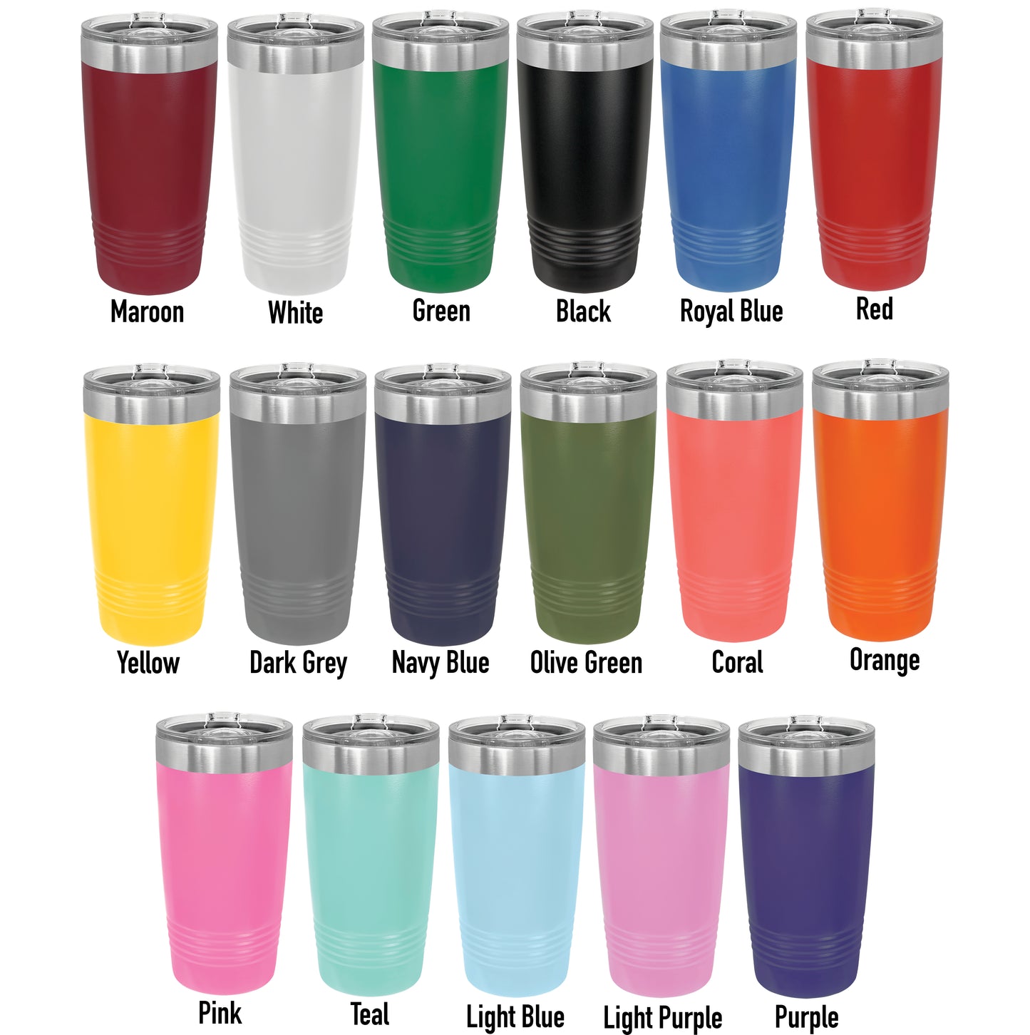 Sun Salt Sand, Beach Theme 20oz Stainless Steel Tumbler Multiple Color Options