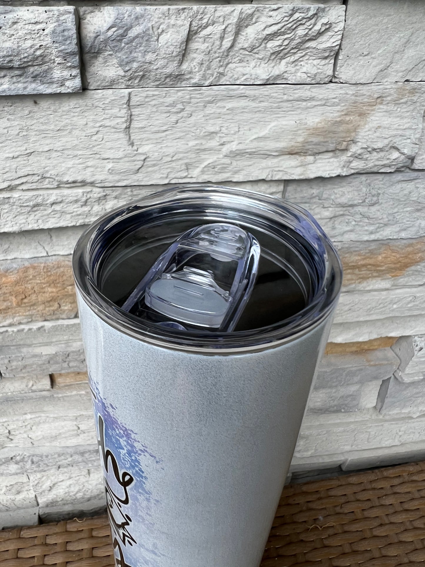 That’s Enough Todaying For Today Shimmer 20oz Skinny Sublimation Tumbler