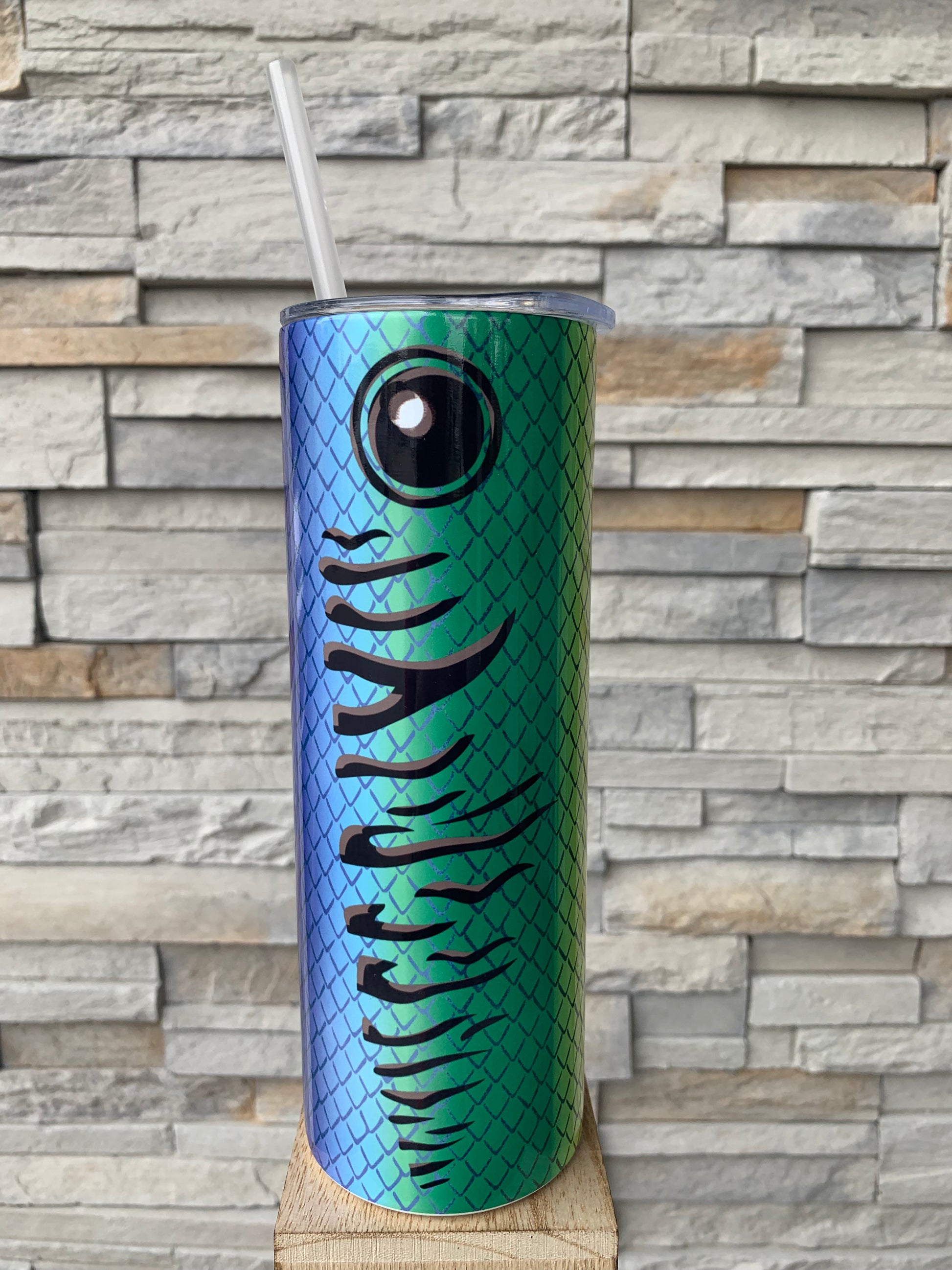 fish lure tumblers Fishing Lure 20oz Skinny Tumbler – Loversome Gifts