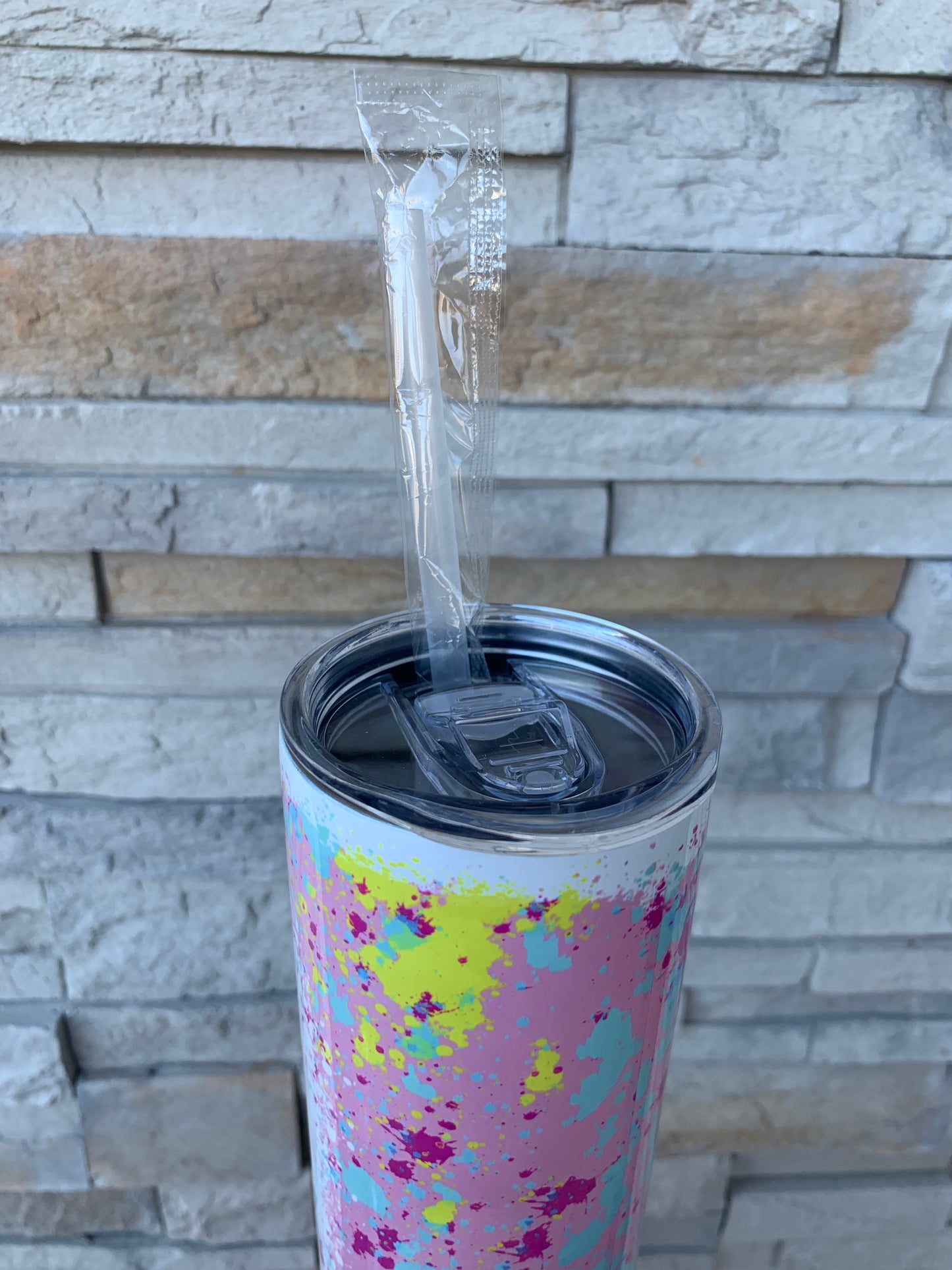 It’s a Beautiful Day To Leave Me Alone 20oz Skinny Sublimation Tumbler