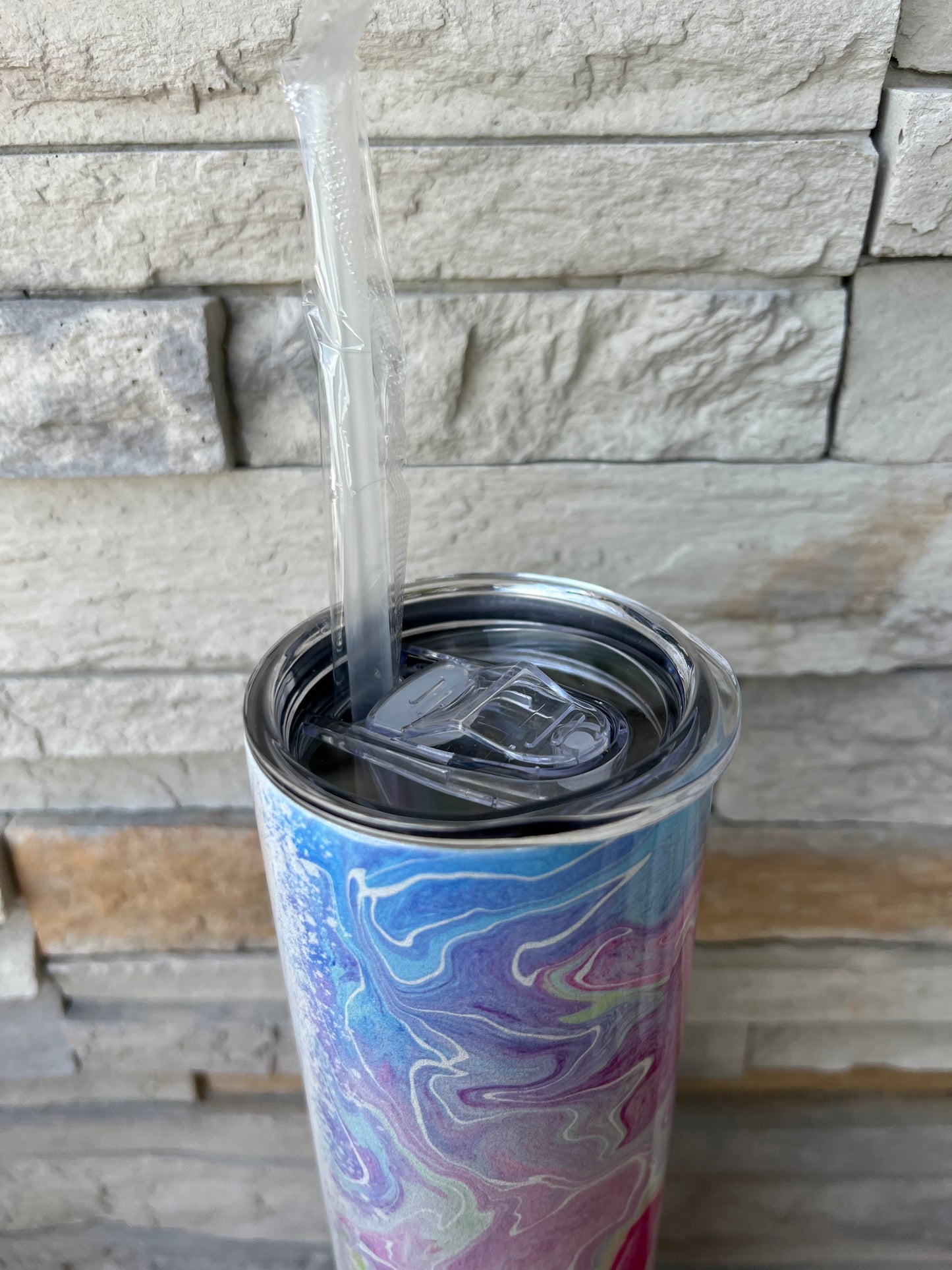 Out Of My Price Range Shimmer 20oz Skinny Sublimation Tumbler